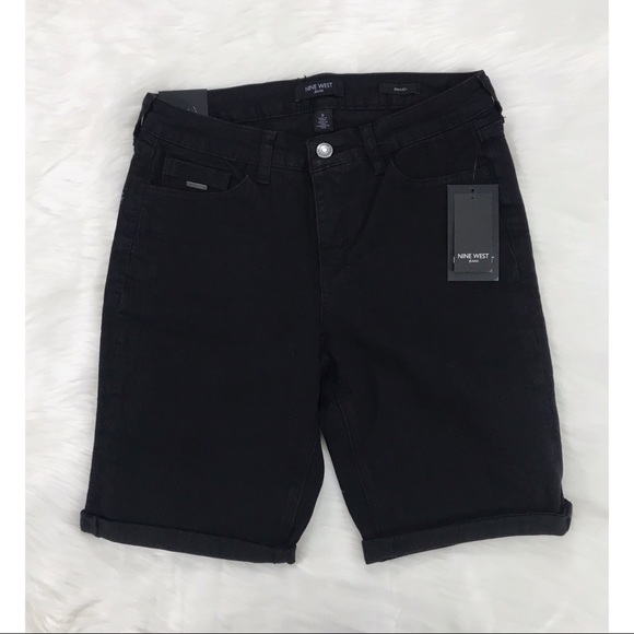 Nine West Pants - Nine West black jean bermudas